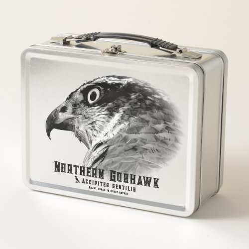 Northern Goshawk Metal Lunch Box