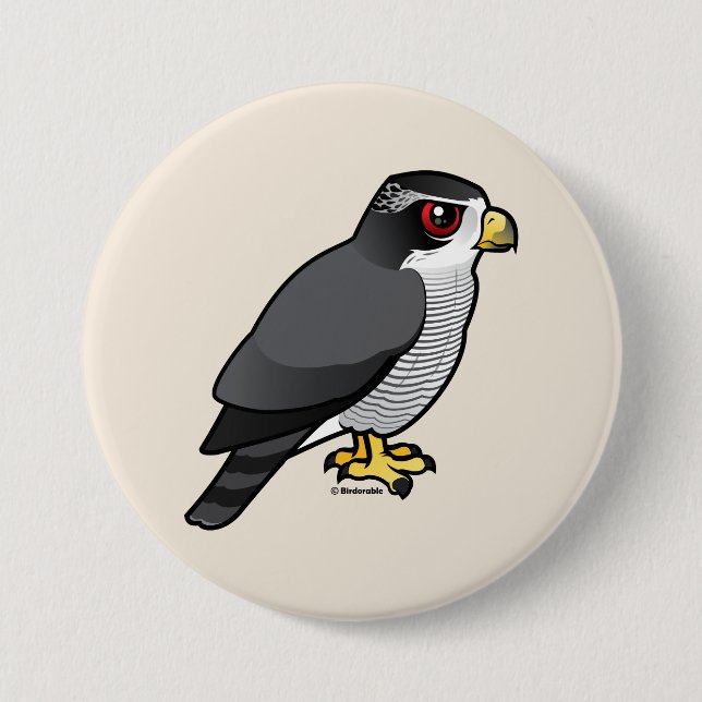 Northern Goshawk Pinback Button (Front)