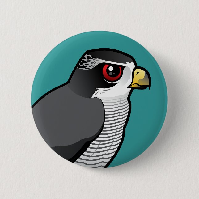 Northern Goshawk Pinback Button (Front)