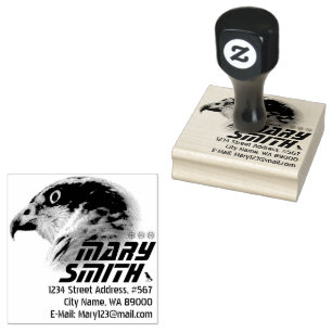 Northern Goshawk Rubber Stamp