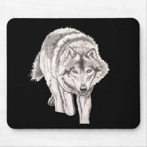 Northern Grey Wolf Mouse Pad