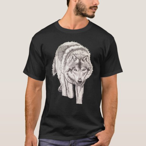 Northern Grey Wolf T_Shirt