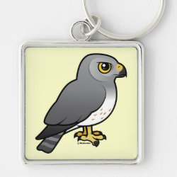 Grey Ghost Premium Square Keychain