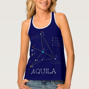 Northern Hemisphere Constellation Aquila Tank Top