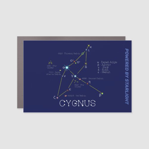 Northern Hemisphere Constellation Cygnus Car Magnet