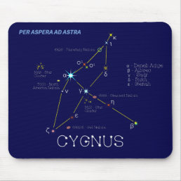 Northern Hemisphere Constellation Cygnus Mouse Pad