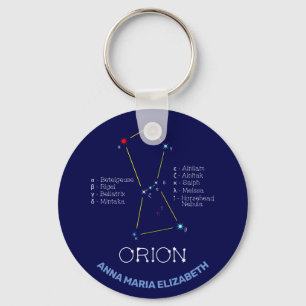 Northern Hemisphere Constellation Orion Keychain