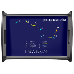 Northern Hemisphere Constellation Ursa Major Serving Tray