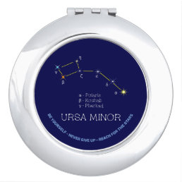 Northern Hemisphere Constellation Ursa Minor Compact Mirror