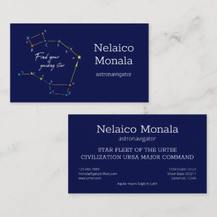 Northern Hemisphere Finding Polaris Star Business Card
