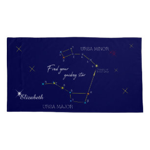 Northern Hemisphere Finding Polaris Star Pillow Case