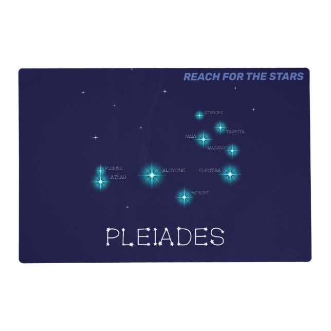 Northern Hemisphere Pleiades Star Formation Placemat (Front)
