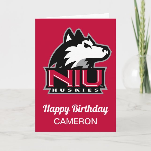 Northern Illinois Huskies | Birthday Card (Front)