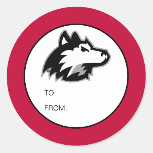 Northern Illinois Huskies Birthday Classic Round Sticker