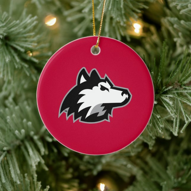 Northern Illinois Huskies Ceramic Ornament (Tree)