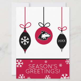 Northern Illinois Huskies   Christmas Holiday Card