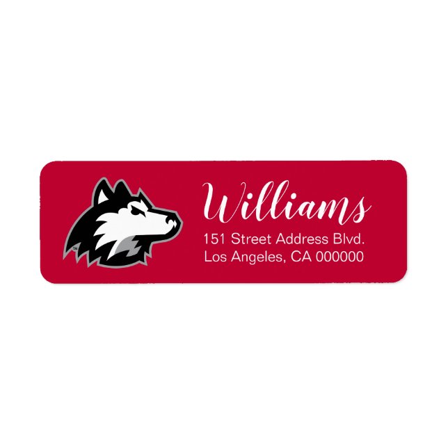 Northern Illinois Huskies | Christmas Label (Front)