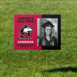 Northern Illinois Huskies Graduation Sign