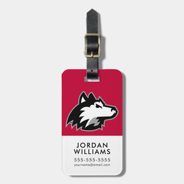 Northern Illinois Huskies Luggage Tag (Front Vertical)