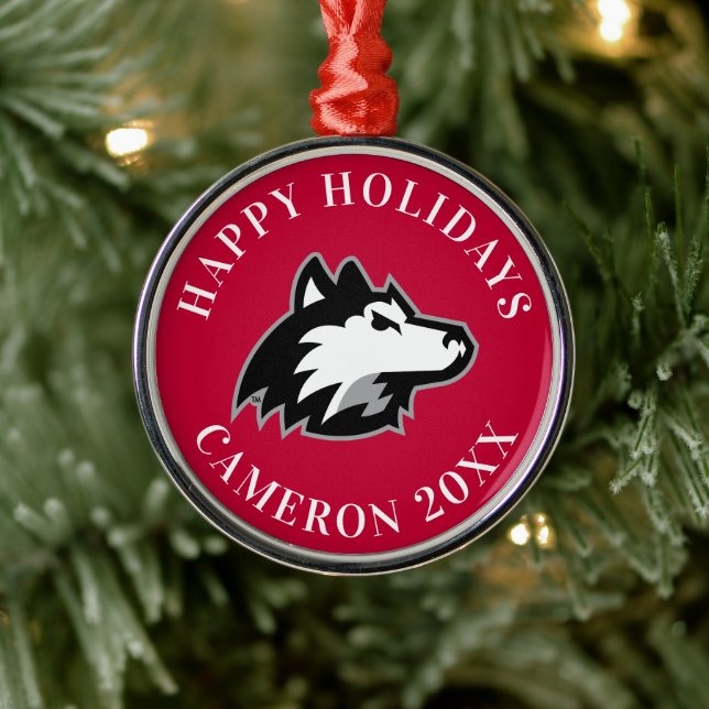 Northern Illinois Huskies Metal Ornament (Tree)