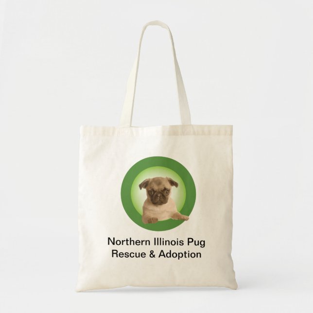 Northern Illinois Pug Rescue Tote (Front)