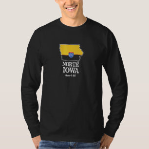 Northern Iowa I-80 Interstate Corn Belt Pork Farm T-Shirt