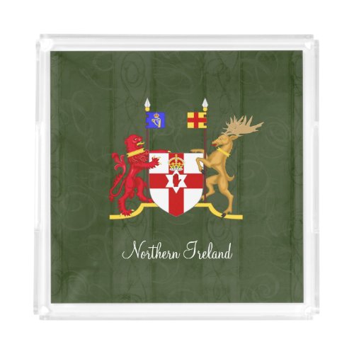 Northern Ireland Coat of Arms Acrylic Tray