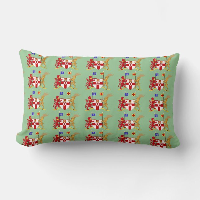 Northern Ireland Coat of Arms Pillow (Front)