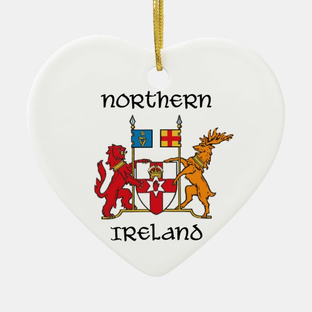Northern Ireland - coat of arms/symbol/emblem Ceramic Ornament (Front)