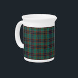Northern Ireland County Antrim Tartan Beverage Pitcher<br><div class="desc">Stylish porcelain beverage pitcher features the tartan plaid pattern of County Antrim in Northern Ireland,  in the historic province of Ulster.  Other matching home decor is available in this pattern.</div>