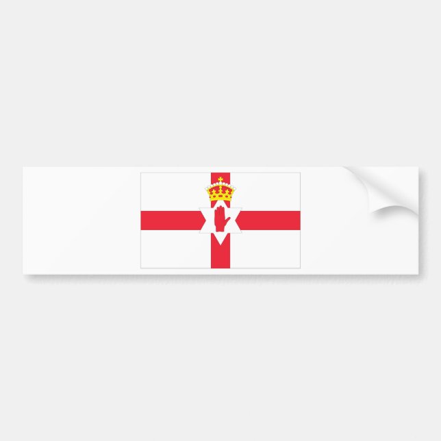 Northern Ireland Flag Bumper Sticker (Front)
