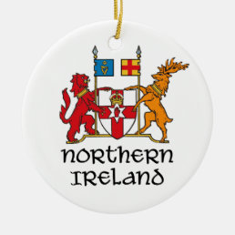 NORTHERN IRELAND - flag/coat of arms/emblem/symbol Ceramic Ornament