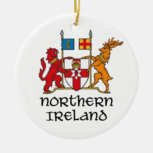 NORTHERN IRELAND _ flagcoat of armsemblemsymbol Ceramic Ornament