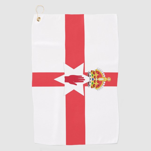 Northern Ireland flag Golf Towel (Front)