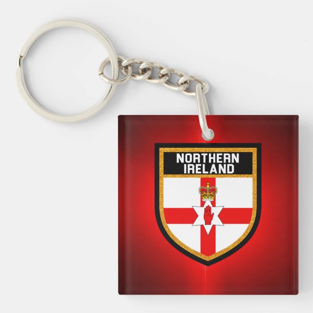Northern Ireland Flag Keychain (Front)