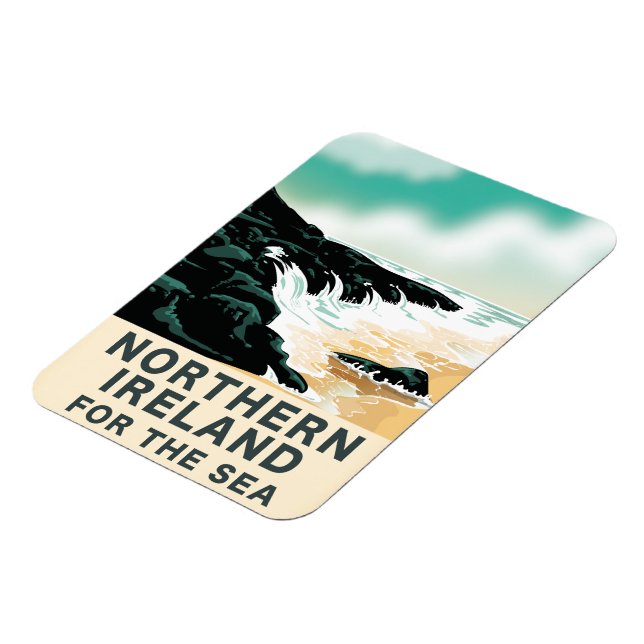 Northern Ireland for the sea Magnet (Left Side)