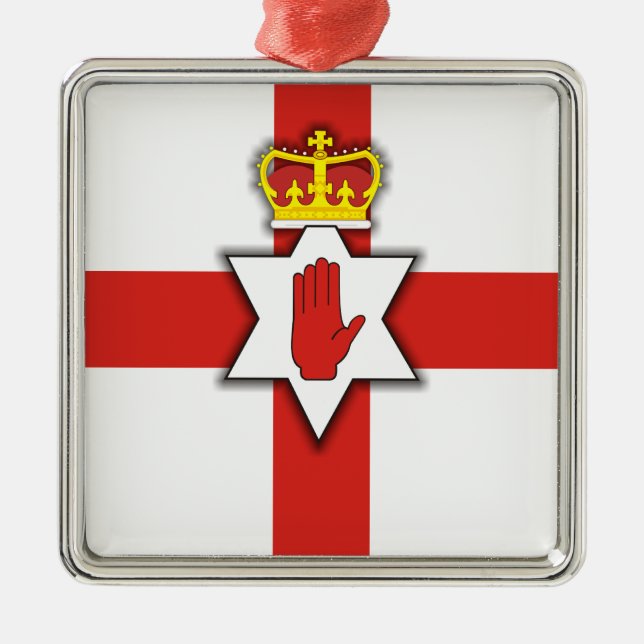 Northern Ireland Pride Metal Ornament (Front)