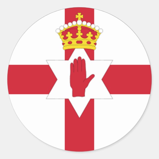 Northern Ireland Province of Ulster Euro Sticker (Front)