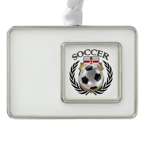 Northern Ireland Soccer 2016 Fan Gear Silver Plated Framed Ornament