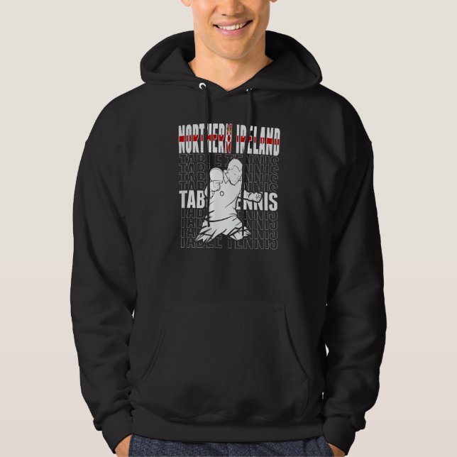 Northern Ireland Table Tennis  Northern Irish Ping Hoodie (Front)