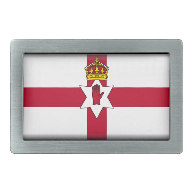 Northern Ireland (Ulster) Flag Belt Buckle (Front)