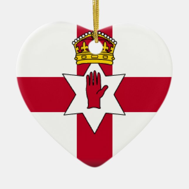 Northern Ireland (Ulster) Flag Ceramic Ornament (Front)