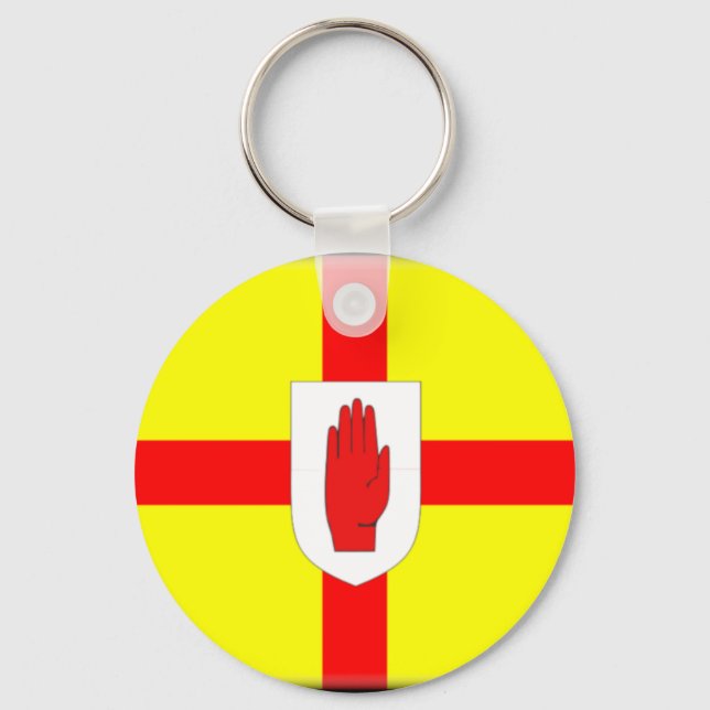 Northern Ireland (Ulster) Flag Keychain (Front)