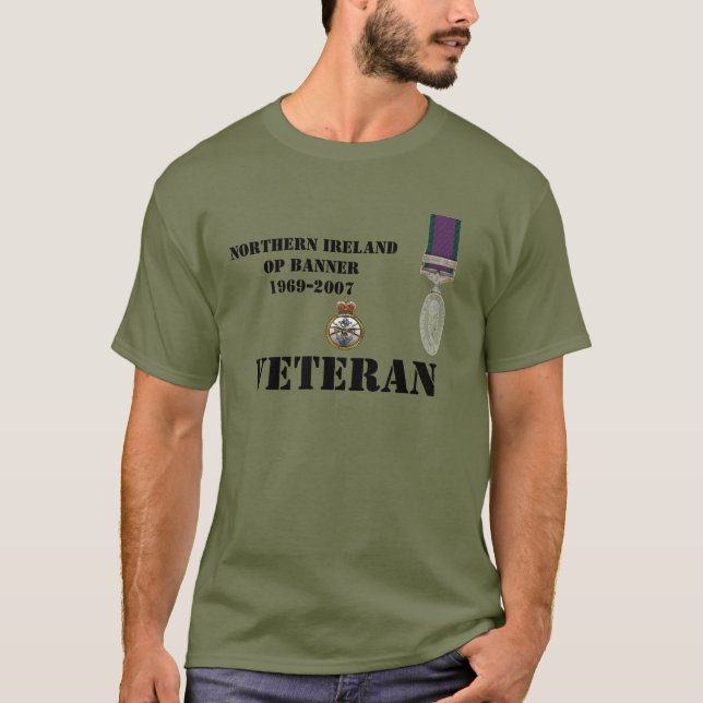 Northern Ireland Veterans T-shirt (Front)