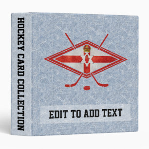 Northern Irish Ice Hockey Trading Card Album 3 Ring Binder