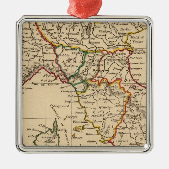 Northern Italy Metal Ornament (Front)