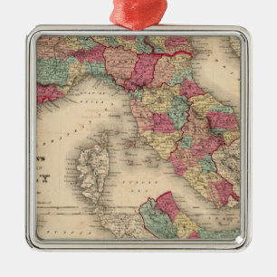 Northern Italy Southern Italy Metal Ornament