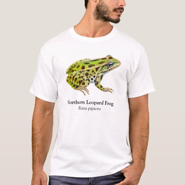 Northern Leopard Frog T-Shirt (Front)