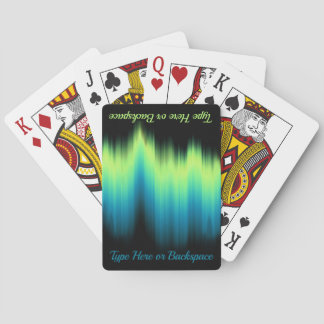 Northern Light Cards Personalized Playing Cards