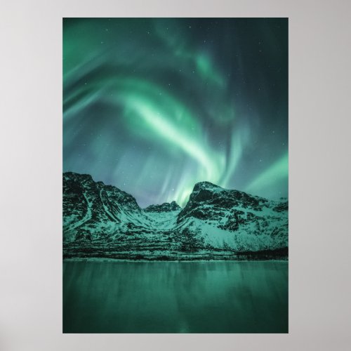 Northern Light in Norway Poster